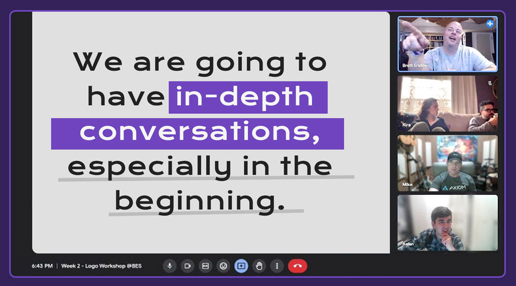 discovery call strategy call, branding call, client call